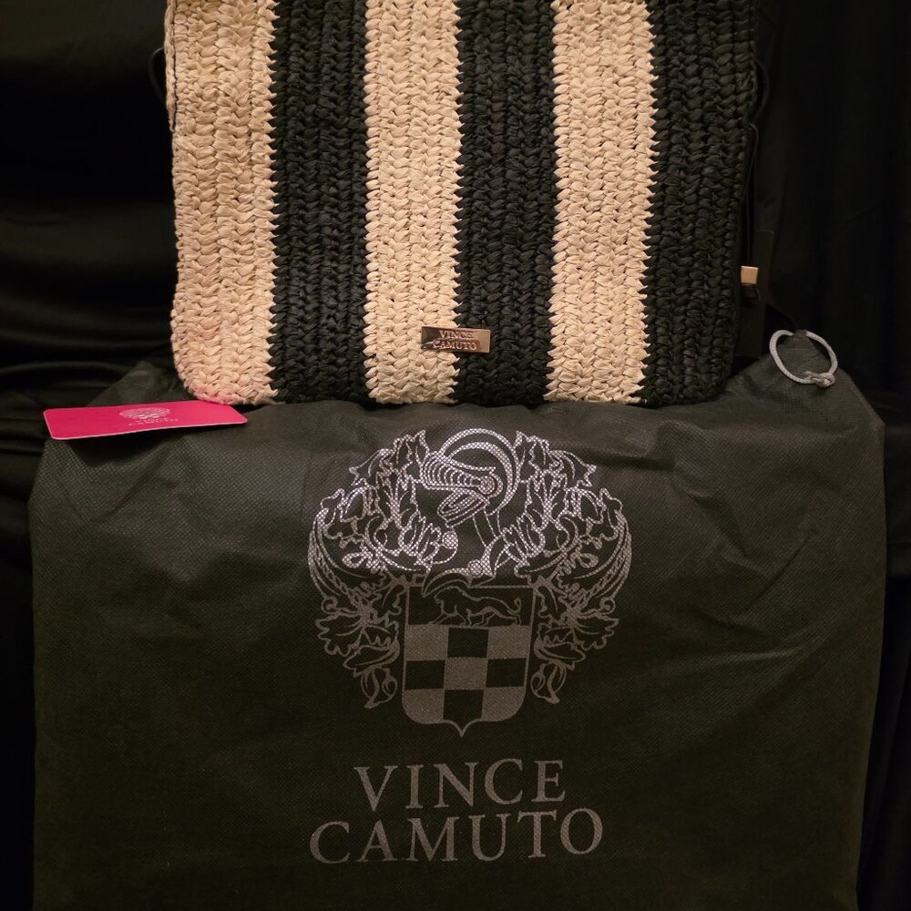 Vince Camuto Dario Straw Crossbody - Picture 2 of 9